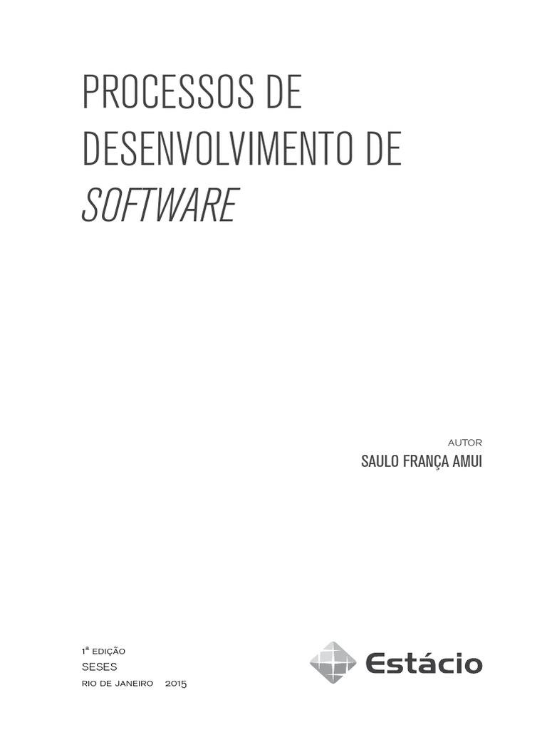 Processo de Desenvolvimento de Software | PDF | Engenharia de Software ...