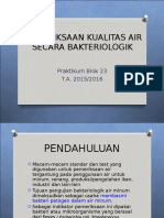 Pemeriksaan Kualitas Air