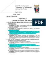 Sistema costos procesos empresas industriales