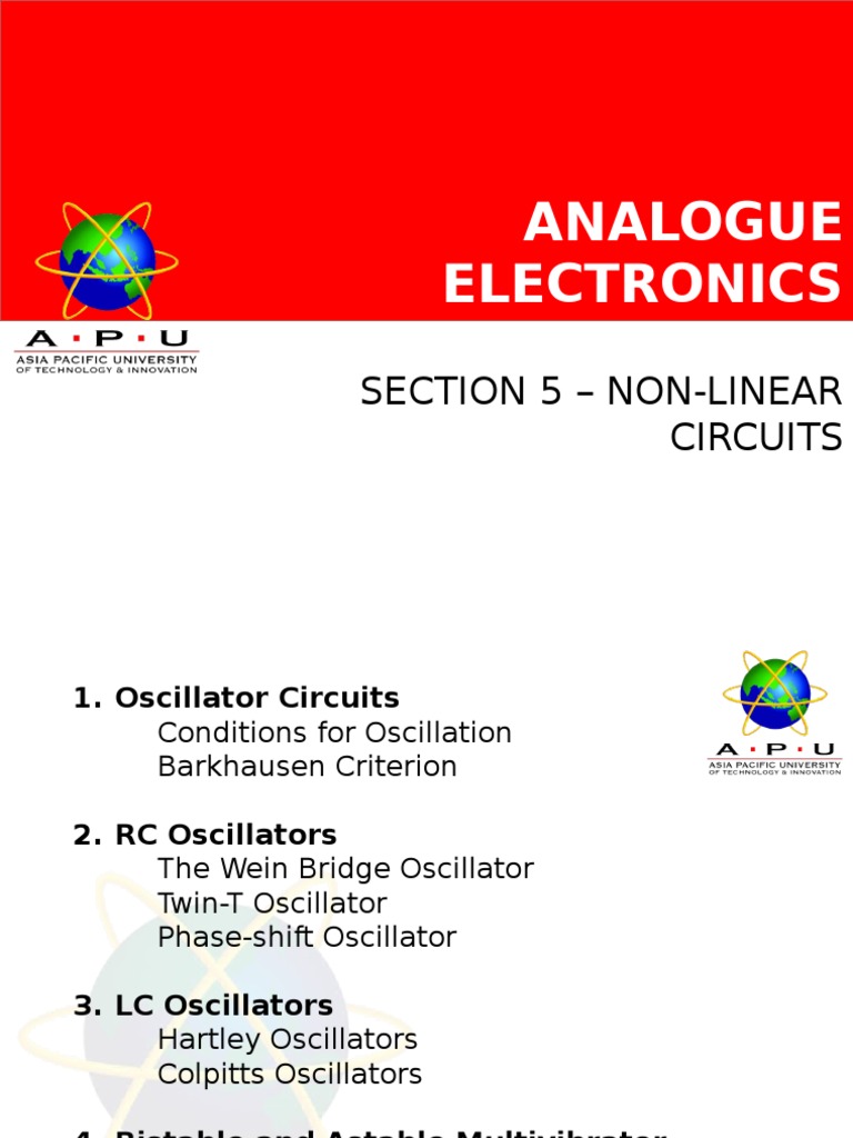 Section 5 - Non-Linear Circuits | PDF