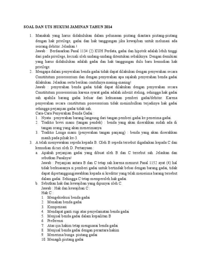 45+ Soal essay hukum bisnis dan jawabannya ideas in 2021 