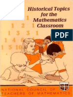 Historical Topics for the Mathematics Classroom