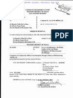 Ricardo Valles de La Rosa - Removal Order and Indictment