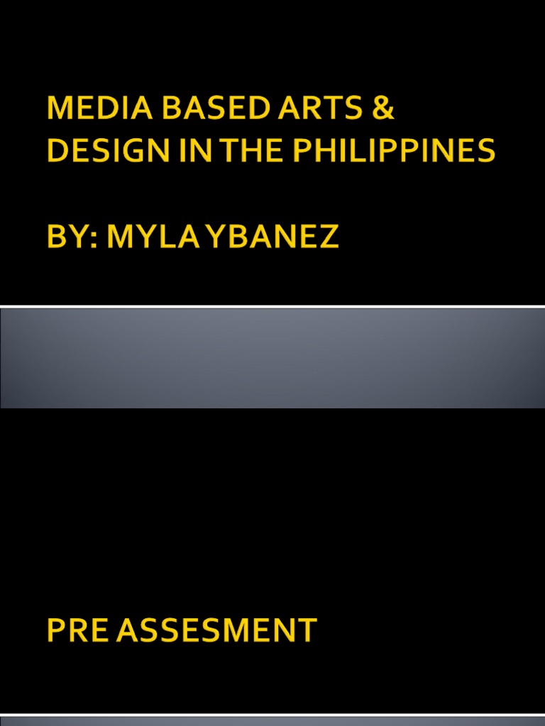 MEDIABASED ARTS AND DESIGN in The Philippines PDF Symmetry