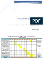 Cronograma de Activiades