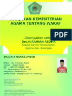 KEBIJAKANWAKAF