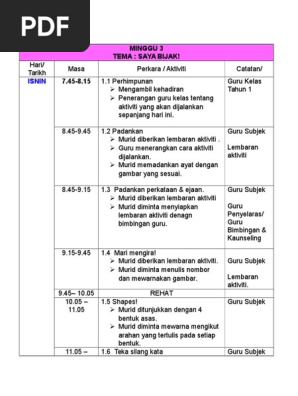 Transisi Minggu 3 Pdf