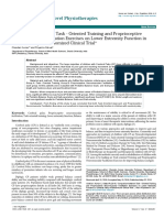 Comparison Between Task Oriented Training and Proprioceptiveneuromuscular Facilitation Exercises On Lower Extremity Function Ince 2165 7025 1000291