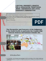 Pita Niubalavu Oceania Intellectual Property FJ - IP Genetic Resources and Assoc TK Indigenous and Local Community Perspective - 15 Feb 2016