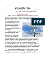 A School in Flux:: What's Happening?