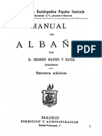 1879 Ricardo Marcos y Bausa Manual Del Albanil