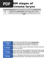 TNM Stages of Carcinoma Larynx