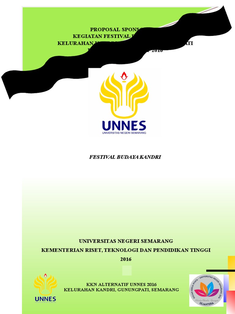 Proposal Sponsorship Festival Budaya KKN | PDF | Ilmu Sosial