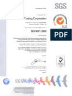 Iso Certificate 2014