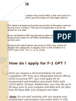 EAD Requirements For F1 Students