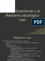 Dostoievski y El Realismo Psicológico Ruso