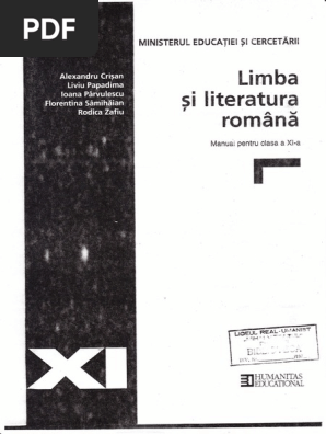 Manual Romana Humanitas Xi