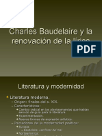 Charles Baudelaire y La Renovación de La Lírica
