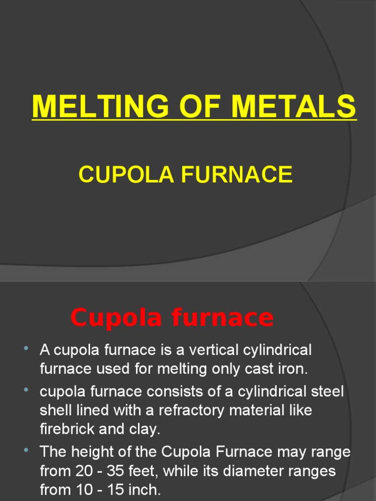 Cupola Furnace PDF