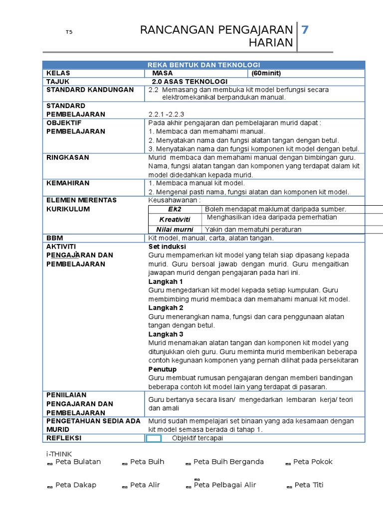 RPH RBT Tahun 5  PDF