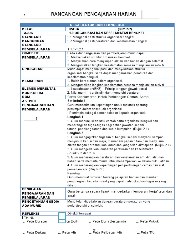 RPH RBT Tahun 4  PDF