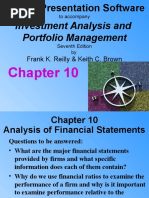 Investment Analysis and Portfolio Management: Frank K. Reilly & Keith C. Brown