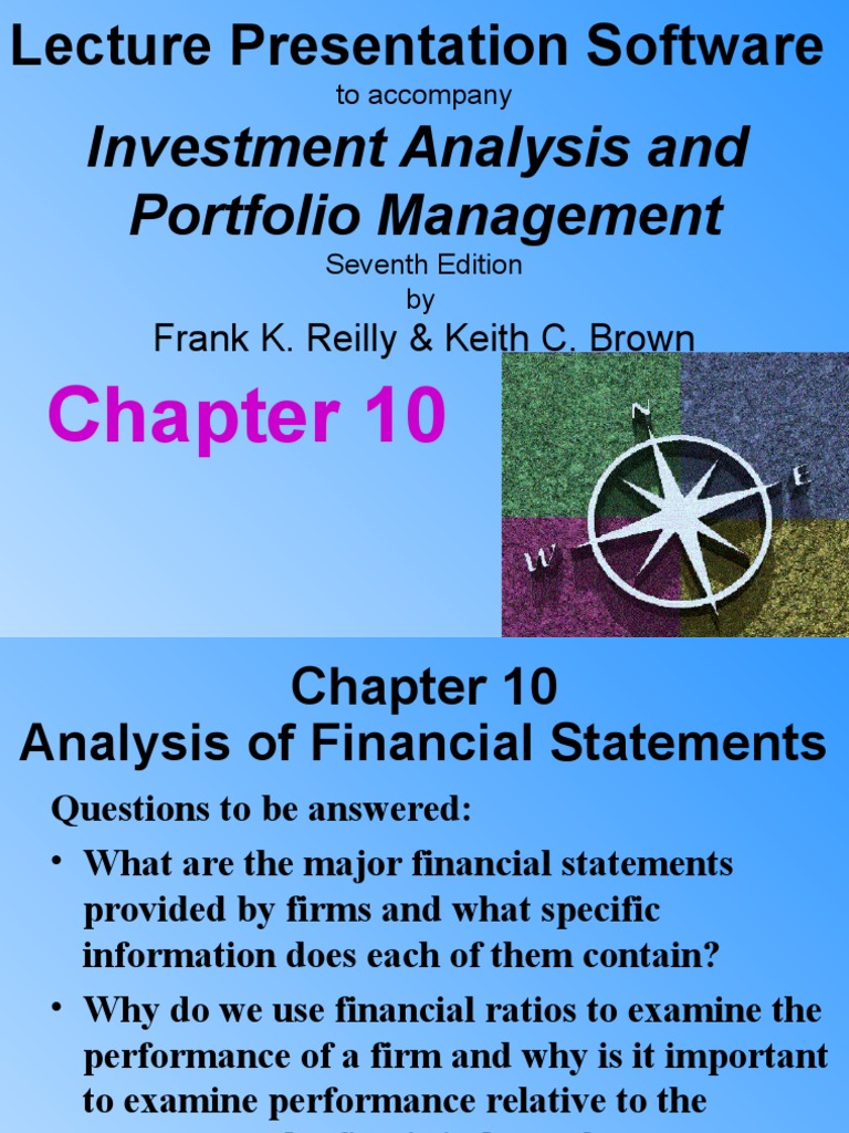 Investment Analysis and Portfolio Management: Frank K. Reilly &amp; Keith C. Brown | PDF
