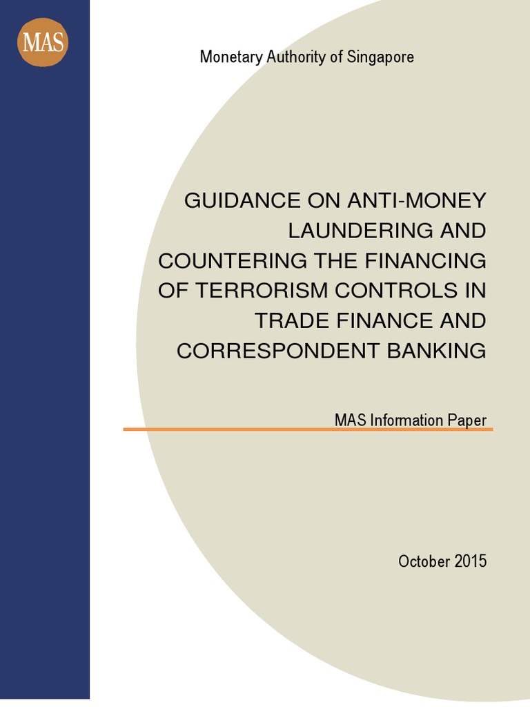 Guidance On AML CFT Controls in Trade Finance and Correspondent Banking