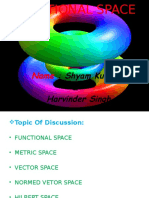 Functional Space (2)