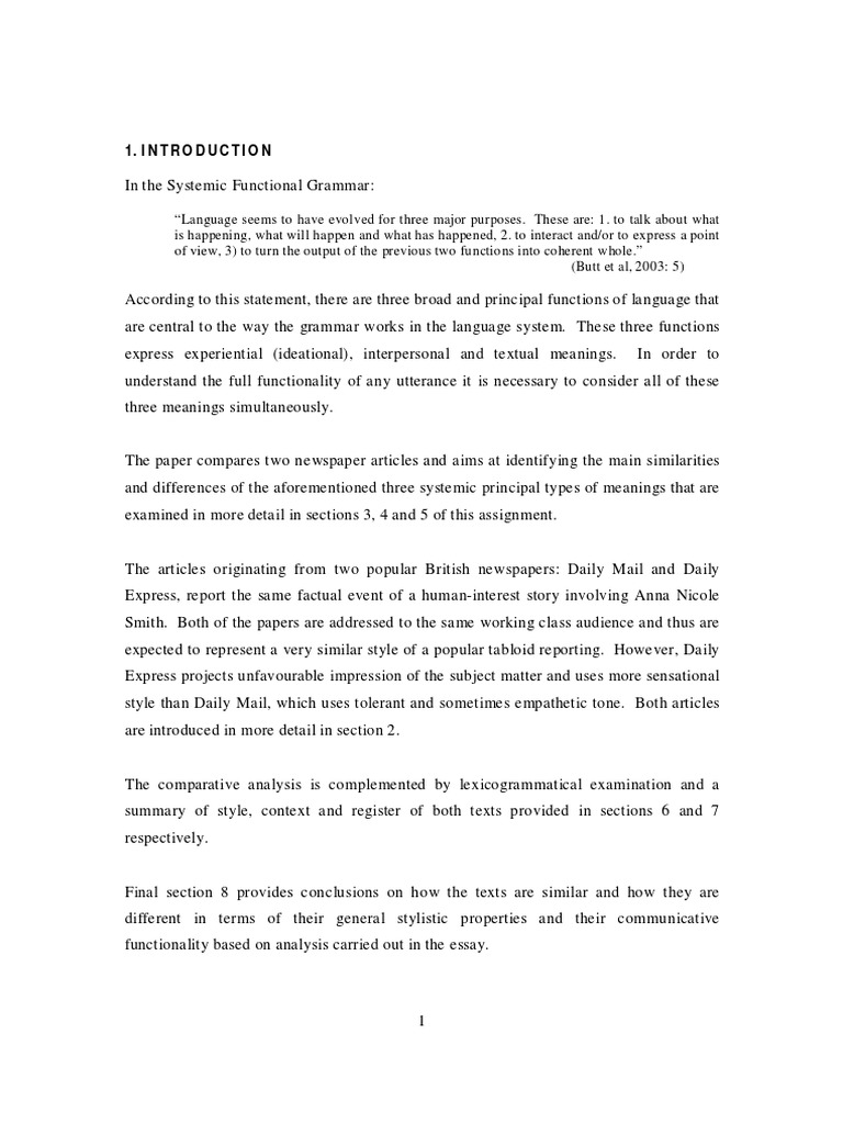 Systemic Functional Grammar PDF | PDF | Grammar | Linguistics