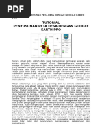 Tutorial Peta Desa dengan Google Earth Pro | PDF