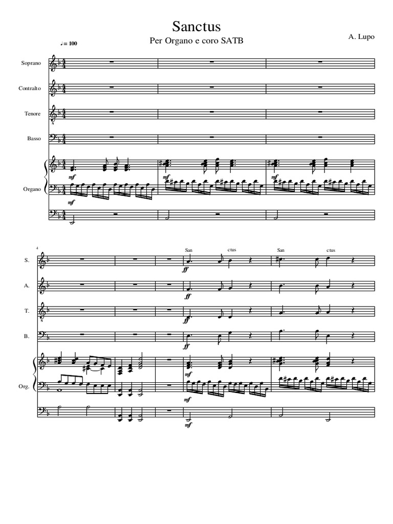 Sanctus | PDF