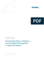 EN Genetec Three Simple Ways To Optimize Your Bandwidth Management in Video Surveillance WhitePaper PDF