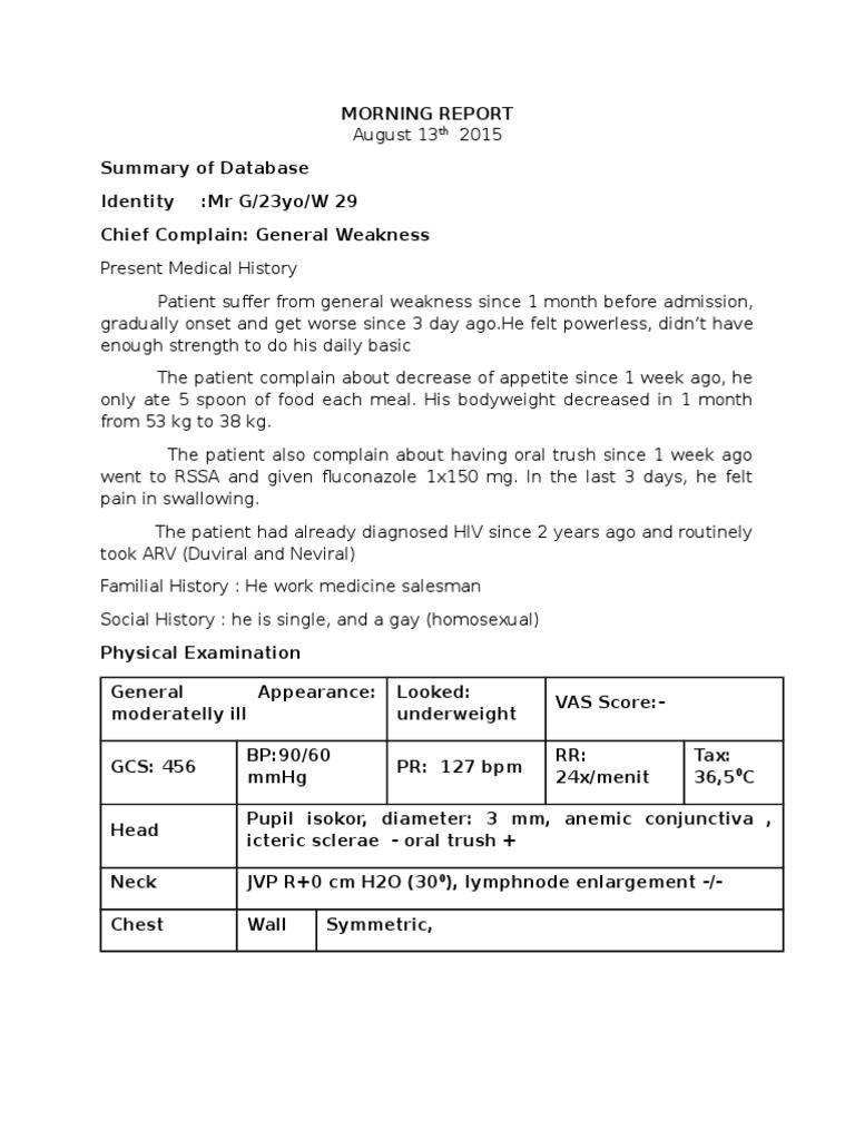 Pomr 1 Management Of Hiv Aids Anemia