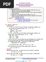 Cours - Chimie - Les Acides Et Les Bases