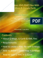 Create and Open KML Files in G-Maps and G-Earth