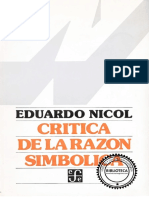 Crítica de la razón simbolica. NICOL, Eduardo.pdf