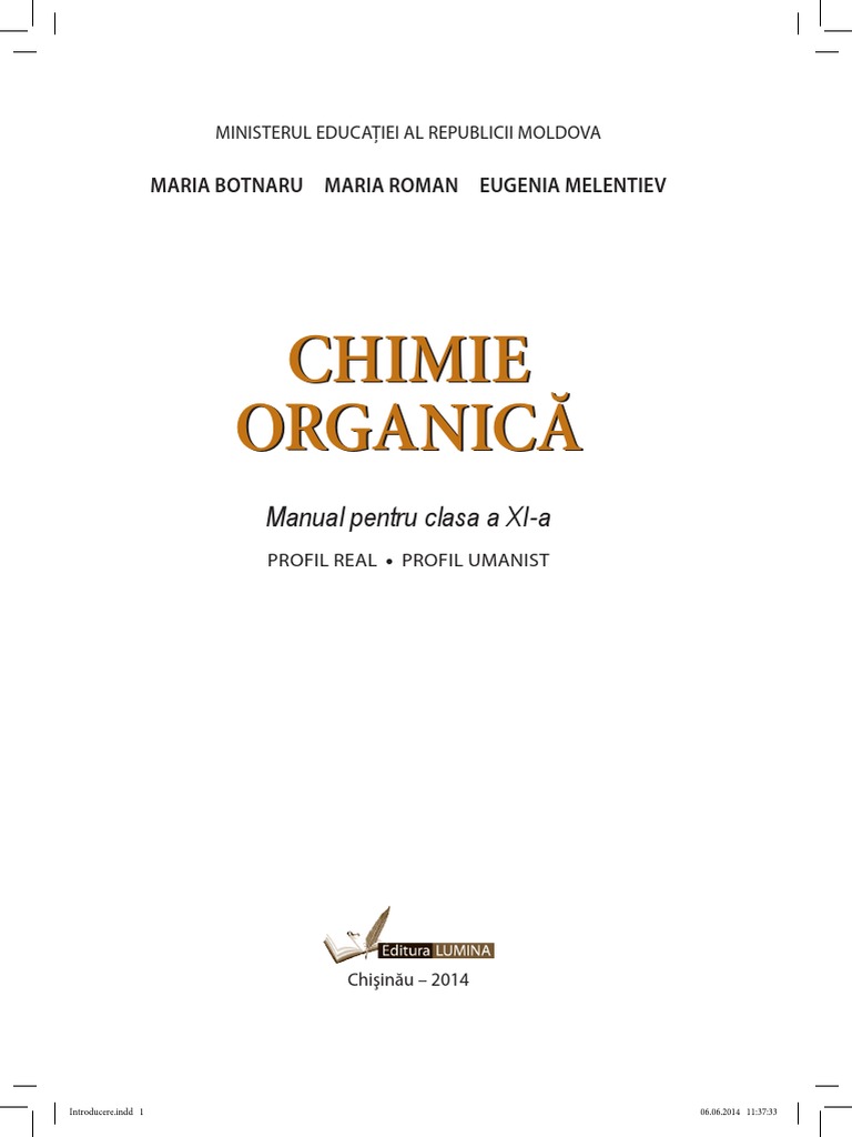 Manual Chimie XI - Rep - Moldova | PDF