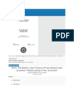 Sorry, Pat-Martino-Jazz-Theory - PDF Has Already Been Uploaded. Please Upload A New Document