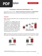 2016 preliminary operating data