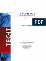 TBarCode OCX 8.0 User Manual PDF