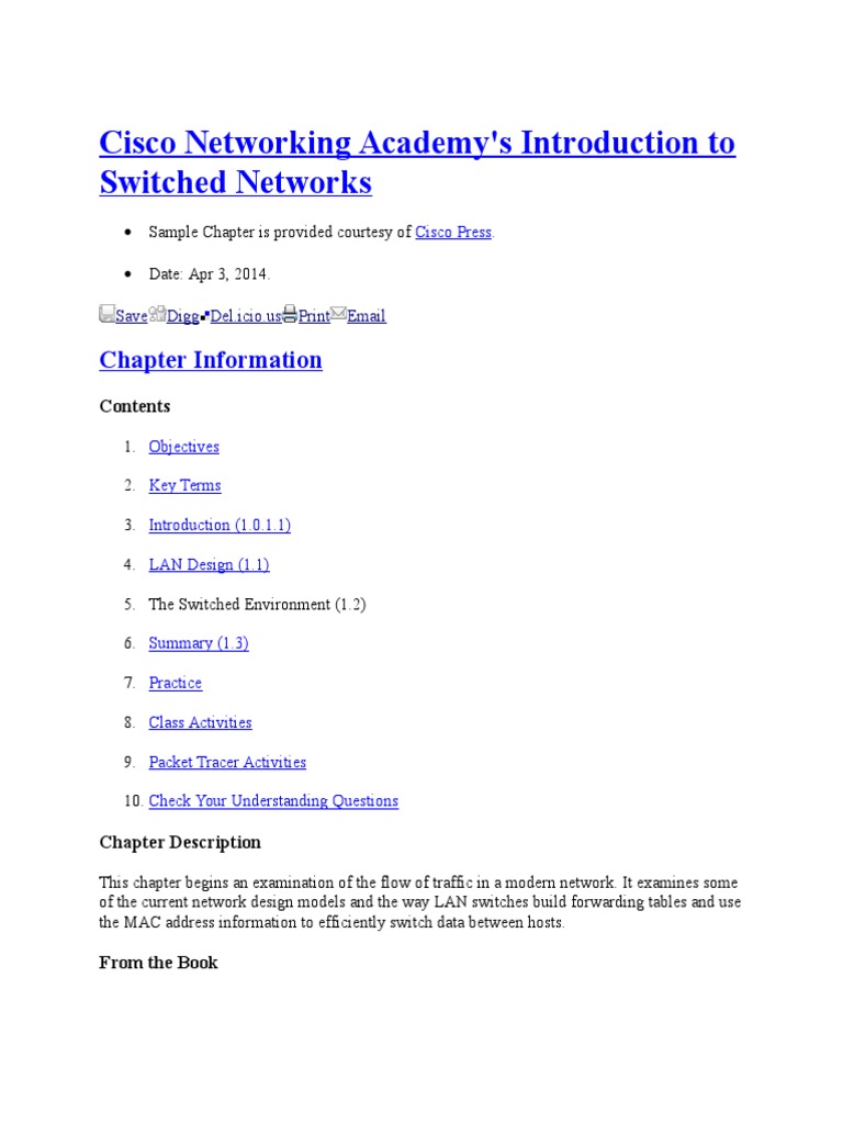 Cisco Networking Academy1 | PDF | Network Switch | Computer Network