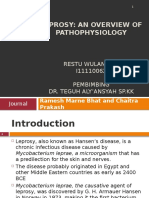 Leprosy: An Overview of Pathophysiology: Restu Wulandari I11110062 Pembimbing Dr. Teguh Aly'Ansyah SP - KK