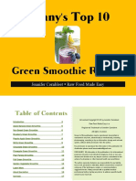 Jenny's Top Ten Green Smoothie Recipes 2012