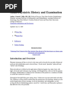 Adult Physiatric History and Examination