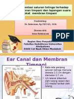 Pengaruh Orientasi Saluran Telinga Terhadap Gerakan Membran