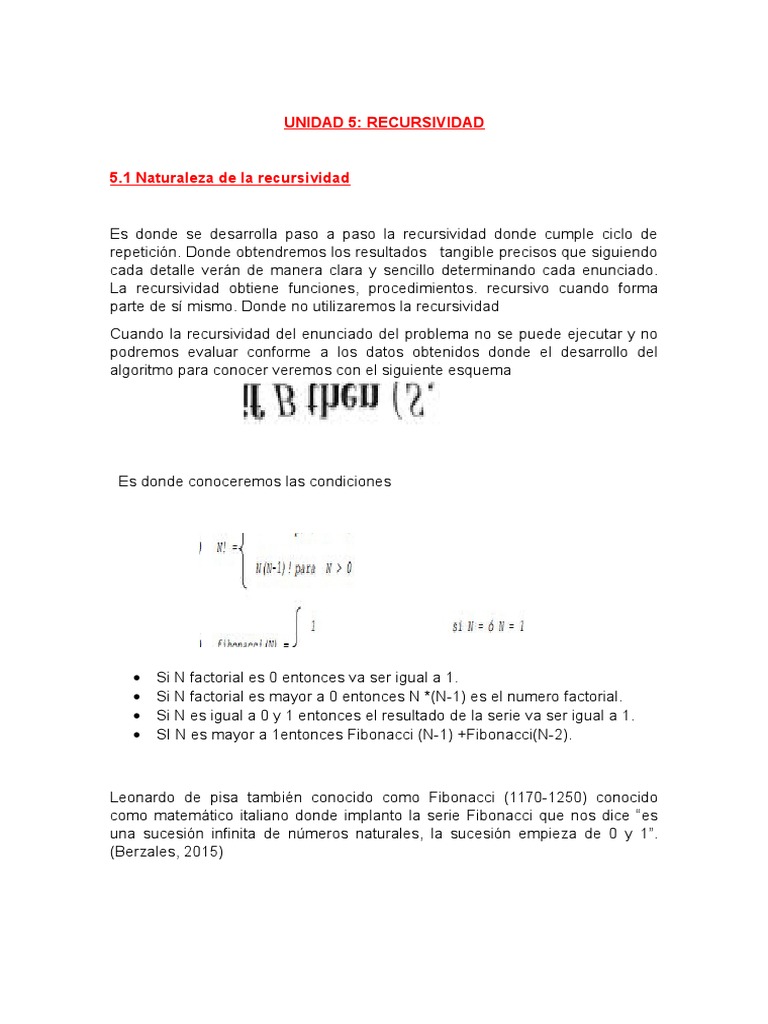 Introducción a la Recursividad en C++ | PDF | Recursividad | Algoritmos
