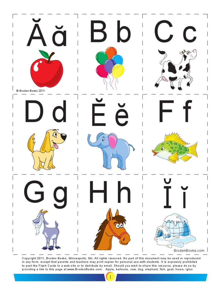 alphabet flashcards 9uppdf phonics linguistics