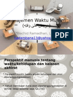 Manajemen Waktu Muslim