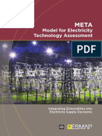 META Model For Electricity Technology Assessment